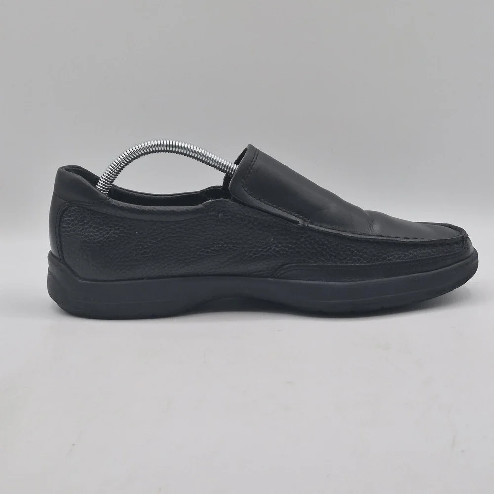 Bostonian Shoes Mens Size 9.5 Black Leather Slip On Oxford Dress‎ Comfort